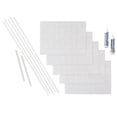 thumbnail image 1 of FASÄDE Rings Decorative Vinyl Backsplash 15 sq ft Kit in Matte White, 1 of 6