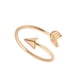 thumbnail image 1 of Anillo De Pulgar De Flecha De Tiro Ajustable Abierto, Anillos De Dedo Abiertos Unisex Vintage Para Mujeres, Hombres Y Niñas Minnieouse  AP007331-01, 1 of 6