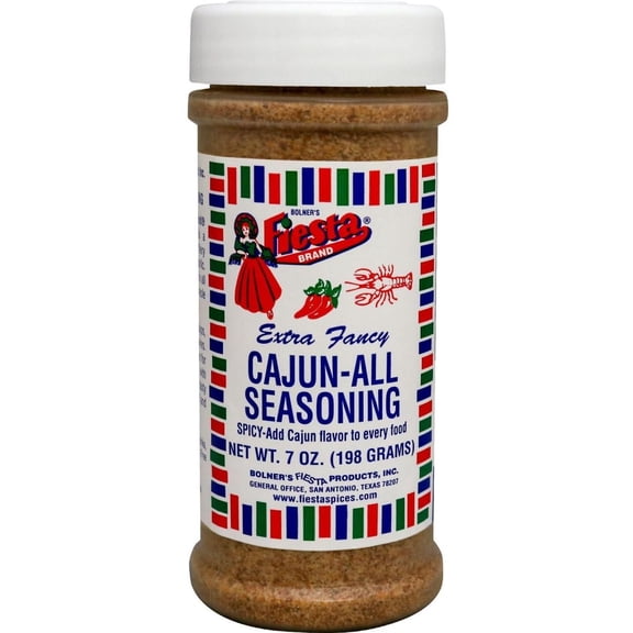 Pack Of 3 Bolner's Fiesta Cajun All Seasoning, 7 oz (Package May Vary)
