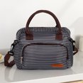 thumbnail image 3 of Bolsa de almuerzo aislada con correa para el hombro para mujeres, hombres y niños, grande y reutilizable, asa, bolsa de viaje congelable para el trabajo y la escuela y organizador de preparación de co, 3 of 4