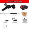 thumbnail image 2 of TASHHAR Electric Chainsaw 6 Inch 24V Battery Powered Outdoor Wireless One Hand Handheld Portable Logging Pruning Chain Saw Tool (2 Batteries), 2 of 11