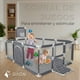 thumbnail image 3 of Corralito Didactico Gimnasio Portatil Multifuncional 3 en 1 Gaon, 3 of 10