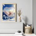 thumbnail image 2 of Hilo Algodón Bordado 11CT Impresión Punto Cruz Amor Rosa Nieve Ensueño 40x53cm, 2 of 9