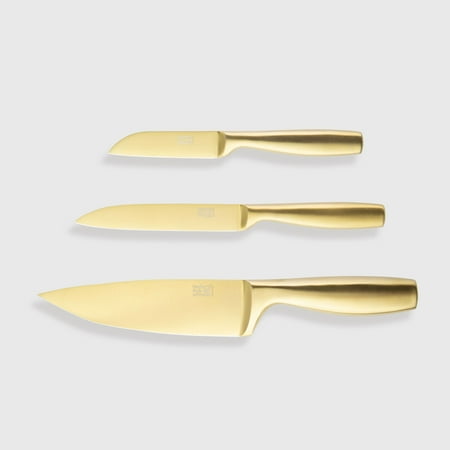 

Knife set/3 Satin Gold (Paring Utility Chef)