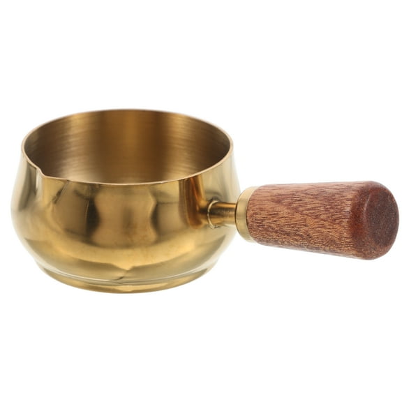 FOLOYORI Stainless Steel Measure Cups Golden 1Set