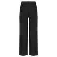 thumbnail image 2 of Sholeno Boys School Trousers with Belt Loop Slim Fit Elasticated Waist School Uniform Black 4T, 2 of 6