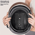 thumbnail image 2 of Casco de seguridad para coche con certificación 3C para hombre y mujer, de verano, con batería, protección solar universal, ligero, para motocicleta, 2 of 5