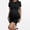 🔥 Black, variant on Sentmoon Maternity Photoshoot Dress Slim Fit Breathable Dresses Short Sleeve Summer 2026 Business Drawstring Party Dress Streetwear for Office and Business Meeting XL