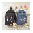 thumbnail image 2 of Mochila estilo colegial japonés linda con colgante., 2 of 3