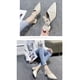thumbnail image 4 of Zapatillas De Tacón Sandalias De Tacón Suela De Goma Elegante Transpirable Punta Fina Para Trabajo De Oficina ANGGREK Otros, 4 of 7