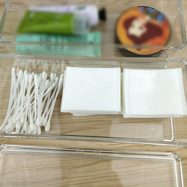 unbranded Caja Acrílica Transparente Para Guardar Cosméticos Y Accesorios Fácil De Limpiar
