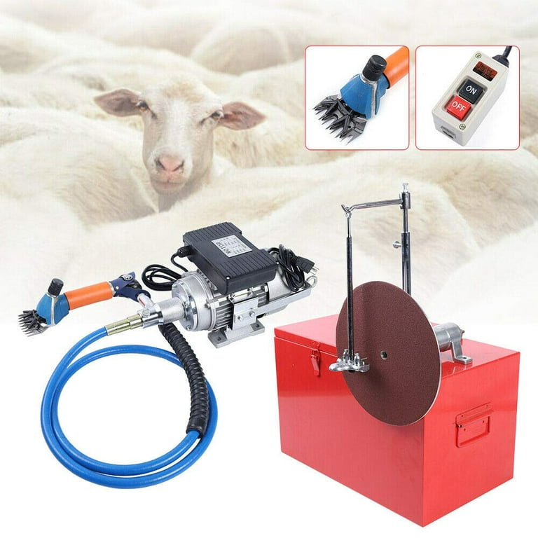 110V Electric Sheep Clipper Blade Sharpener Wool Shears Grinding