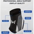 thumbnail image 2 of Sports Ankle Brace Support, Adjustable Compression Ankle Stabilizer Sleeve for Sprain, Injury Recovery, Basketball, Running, Fitness, Men & Women, 2 of 4