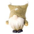 thumbnail image 5 of Linda muñeca sin rostro de lana navideña, gnomo de Rudolph, decoración de muñeco de peluche, colgante hecho a mano, decoración de fiesta y habitación rsissi（Khaki One Size, 5 of 5