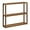 Coffee Brown, variant on Bamboo Bathroom Shelf, 3-Tier Adjustable Plants Rack, Wall-Mounted or Stand, in the Living Room, Balcony, Kitchen, 5.9 x 23.6 x 21.3 Inches, Natural UBCB13Y