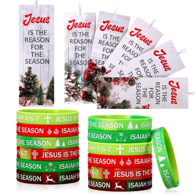 Juego de Pulseras y Marcapáginas Dispowreath 30/60 Piezas Navidad