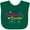 Green, variant on Inktastic My Grandma and Grandpa Love Me with Hearts Boys or Girls Baby Bib