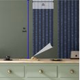 thumbnail image 6 of Ambesonne Herringbone Peel & Stick Wallpaper for Home, Blue Monochrome Art, 13"x36", Dark Blue Violet Blue, 6 of 6