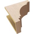 thumbnail image 6 of 7"W x 14"D x 14"H Classic Pescadero Rough Cedar Woodgrain TimberThane Corbel, Primed Tan, 6 of 6