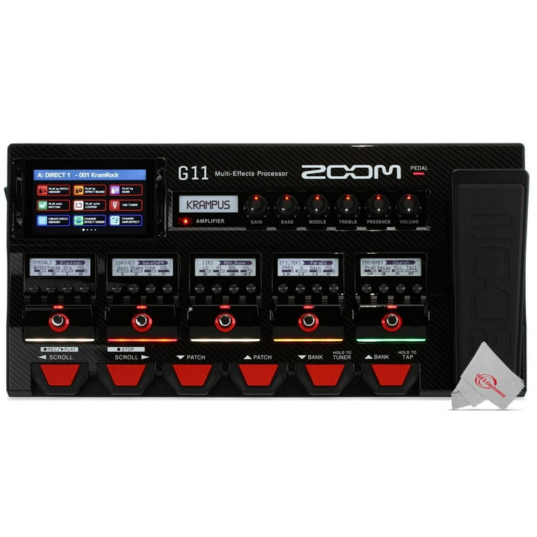 ZOOM G11　Multi Effecter Zoom G11 Multi-Effects Processor for Electric Guitar - Filmtools