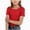 A19-Red, variant on Ccpelsie Girls Short Sleeve Solid T-Shirts Soft Cotton Tees Breathable Everyday Tops for Children Red,9-10 Years