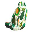 thumbnail image 2 of Wukai Green Avocado Full Set Car Seat Covers with Soft Padding Universal Auto Front Seats Protector and Cushion Mat, 2 of 5