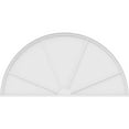 thumbnail image 3 of Ekena Millwork 82"W x 41"H x 2"P Half Round 4 Spoke Architectural Grade PVC Pediment, 3 of 7