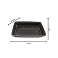 thumbnail image 2 of Bandejas para plántulas sin orificios para germinación de plantas y uso en invernaderos, paquete de 10, para jardinería de interior, 2 of 8