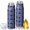 Blue and Black Checkered Pattern, variant on Blue and Yellow Checkered Pattern Bullet Tumbler, Vacuum Insulated Vacuum Bullet Drinkware 360° Seamless Print Gifts Ideas for Home Office Outdoor Sports Car