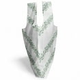 thumbnail image 3 of Eucalyptus Portable Fabric Shopping Tote, Horizontal Strips Ornamented in Leaves and Branches Garden Art, Everyday Use Foldable and Study Grocery Market Bag, Pale Reseda Green and White, by Ambesonne, 3 of 4
