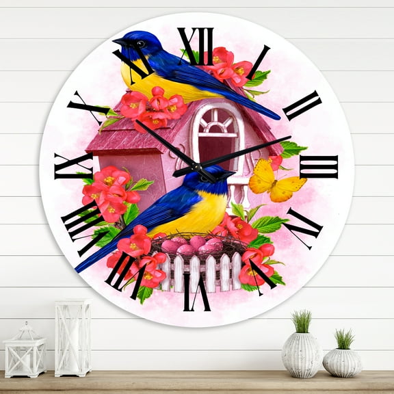 Designart 1 in Quartz Traditional Wall Clock