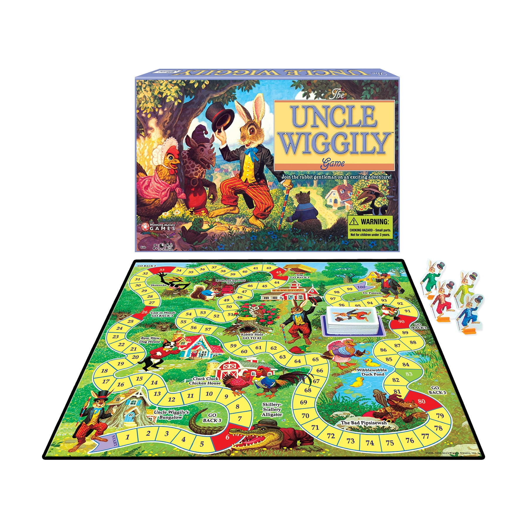 Uncle Wiggly Board Game, by Winning Moves Games - Walmart.com