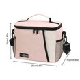thumbnail image 3 of Bolsa De PícnicBolsa de picnic Bolsa de almacenamiento de utensilios de cocina con asa Bolsa térmica para alimentos con correa para el hombro, 3 of 7
