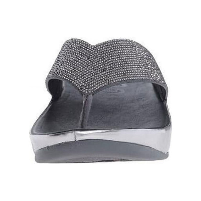 FitFlop Crystall Sandals Pewter Walmart