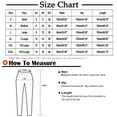 thumbnail image 3 of Idoravan Women's Plus Size Pants Clearance Spring Solid Color Pattern Drawstring Slim Knit Small Feet Cropped Trousers, 3 of 3