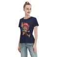 thumbnail image 4 of T-Shirt Basique à Manches Courtes pour Femmes une Pièce Chopper, 4 of 6