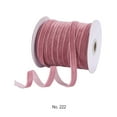 thumbnail image 4 of maskred 50 Yards Ribbon For DIY Crafts Comfortable Touch Multiple Colors Available 50 Yards Velvet Ribbon style 8, 4 of 6