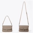 thumbnail image 4 of Bolso de mano de piel auténtica para mujer, bolso cuadrado pequeño versátil para axila, bolso de hombro liso versátil de alta calidad 2024, 4 of 4