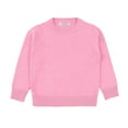 thumbnail image 5 of LTTVQM Sweatshirts for Teen Girls Cotton Knit 8-9 Long Sleeve Fall Winter Cute Round Neck Sweater Comfy Pullovers Trendy Blouses for Child Girls Pink 8-9, 5 of 5