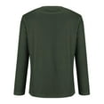 thumbnail image 5 of Holzkary Women's V Neck Long Sleeve Tops Button Down Casual T Shirts Basic Loose Fit Tunic Blouse Long Sleeve Tops Women 2025 Autumn Womens Neck T Shirts Casual Shirts for Women Uk Dark Grey 3Xl, 5 of 8