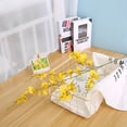 thumbnail image 3 of HEVIRGO 11PCS Artificial Flower Handmade Fadeless Reusable No Watering Dancing Lady Artificial Orchid Flower Household Supplies,Yellow, 3 of 8