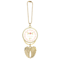thumbnail image 1 of Thank  s Art Pattern Car Keychain Angel Wing Pendant, 1 of 4