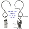 thumbnail image 5 of Rungopro Curtain Clips Home Decor 3 Inch Sliver 50 Pack, 5 of 6