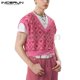 thumbnail image 2 of INCERUN Love diamond knit Chaleco Con Cuello En V, 2 of 4
