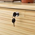 thumbnail image 3 of Pemberly Row Contemporary 5-Drawer Solid Pine Wood Chest Dresser in Natural, 3 of 7