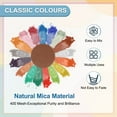 thumbnail image 3 of Polvo de Mica de 15g/0.53oz, Pigmentos Color Perlescente de Resina Epóxica de 400 Mallas para Fundición de Resina, Pintura de Automóviles, Fabricación de Velas, Arte de Uñas DIY y Manualidades, Café, 3 of 6