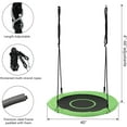 thumbnail image 4 of Tree Swings for Kids Outdoor, 40 Inch Diameter 600lb Weight & Adjustable Hanging Ropes Tree Swings, Great for Playground Swing, Backyard and Playroom(Green), 4 of 6