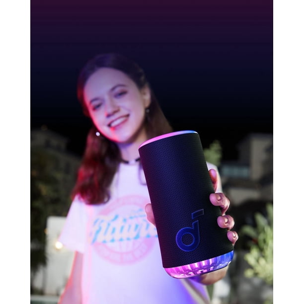 Soundcore Glow Portable Bluetooth Speaker - Black - Walmart.ca