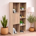 thumbnail image 4 of Ilios Innova | Librero Moderno con Puerta y Repisas, Estantería de Madera MDF Funcional para Sala, Recámara u Oficina, Diseño Vertical Compacto, 4 of 9