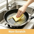 thumbnail image 7 of Verdsylv Scrubbing Sponges 4 Pack Non-Scratch Kitchen Scrub Sponges with Nylon Mesh for Dishes Pots Pans and Household Cleaning, 7 of 7